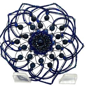 Women's Beaded Wire Kippah